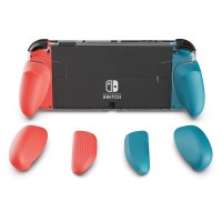 Защитный чехол GripCase от Skull & Co для Nintendo Switch OLED (Neon Red Blue)