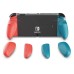 Аксесуари для консолей та ПК: Захисний чохол GripCase від Skull & Co для Nintendo Switch OLED (Neon Red Blue) від Skull & Co. у магазині GameBuy