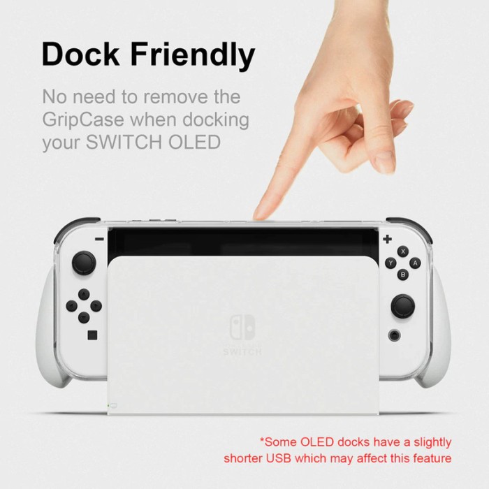 Аксесуари для консолей та ПК: Захисний чохол GripCase від Skull & Co для Nintendo Switch OLED (Neon Red Blue) від Skull & Co. у магазині GameBuy, номер фото: 3
