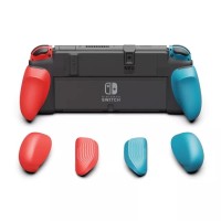 Защитный чехол от Skull & Co NeoGrip для Nintendo Switch OLED и Regular (Black Neon Blue)