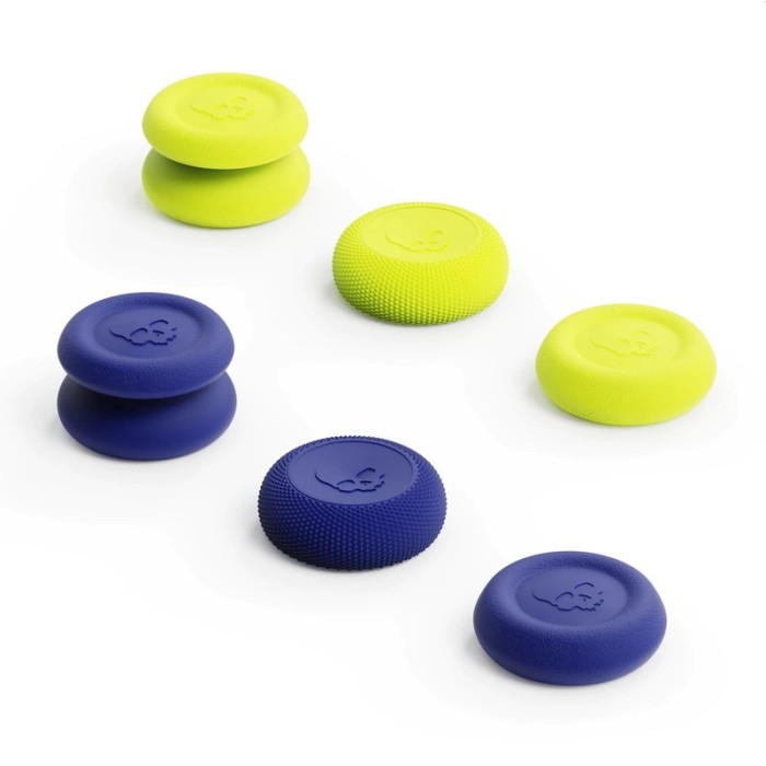 Аксесуари для консолей та ПК: PS4, PS5, Nintendo Switch Pro Controller. Накладки на стіки від Skull & Co. для геймпада (Splatoon 3) від Skull & Co. у магазині GameBuy