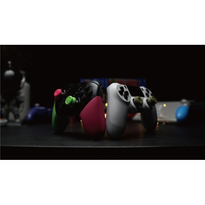 Аксесуари для консолей та ПК: PS4, PS5, Nintendo Switch Pro Controller. Накладки на стіки від Skull & Co. для геймпада (Splatoon 3) від Skull & Co. у магазині GameBuy, номер фото: 11