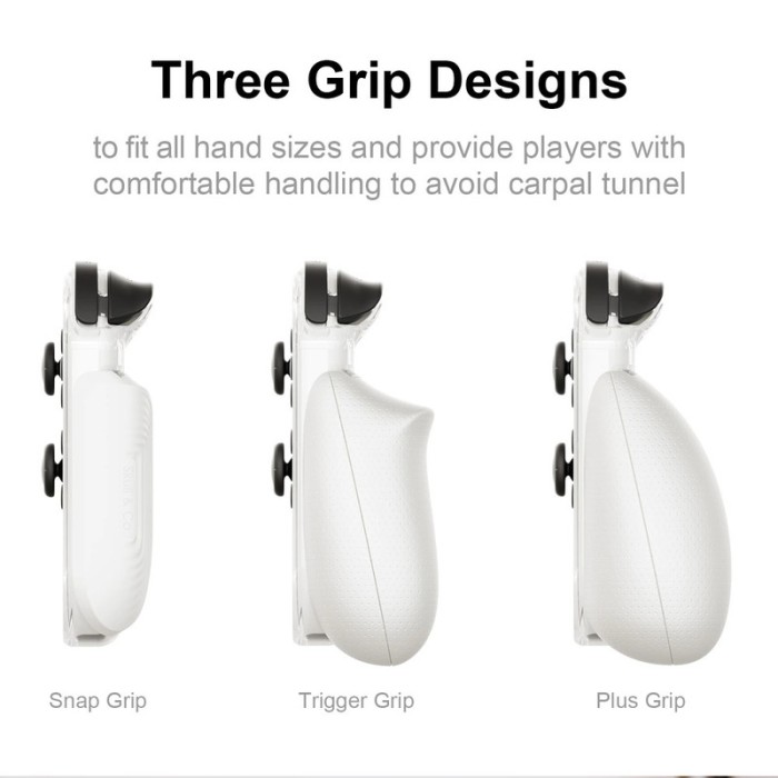 Аксессуары для консолей и ПК: Защитный чехол GripCase от Skull & Co для Nintendo Switch OLED White от Skull & Co. в магазине GameBuy, номер фото: 3