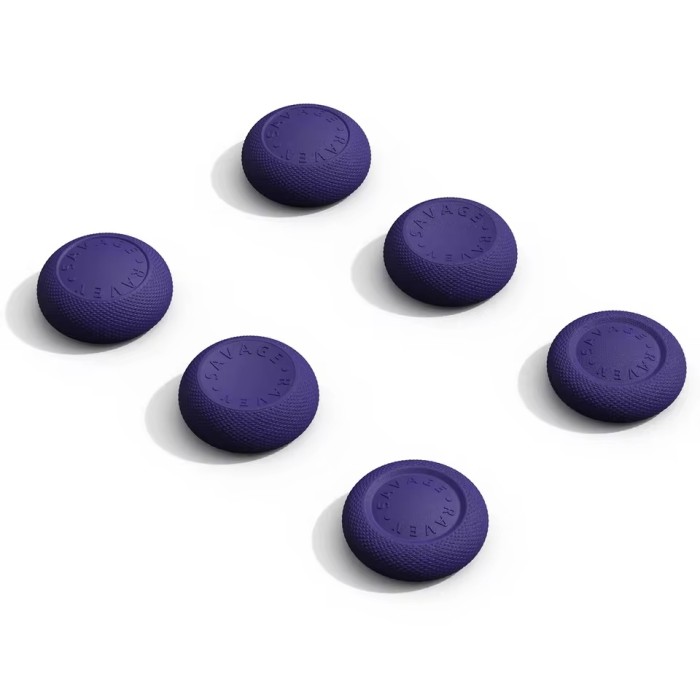 Аксесуари для консолей та ПК: Накладки на стіки для Joy-Con Nintendo Switch 2 - Savage Raven by Skull & Co (Purple) від Skull & Co. у магазині GameBuy