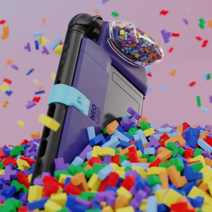 Аксесуари для консолей та ПК: Захисний чохол NeoGrip для Nintendo Switch 2 — Savage Raven by Skull & Co (Tetris Limited Edition) від Skull & Co. у магазині GameBuy, номер фото: 2