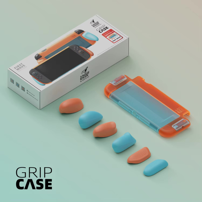 Аксесуари для консолей та ПК: Захисний чохол GripCase для Nintendo Switch 2 — Savage Raven by Skull & Co (Tetris Limited Edition) від Skull & Co. у магазині GameBuy, номер фото: 12