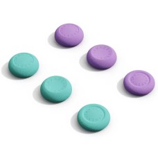 Накладки на стіки для Joy-Con Nintendo Switch 2 - Savage Raven by Skull & Co (Light Purple Green)
