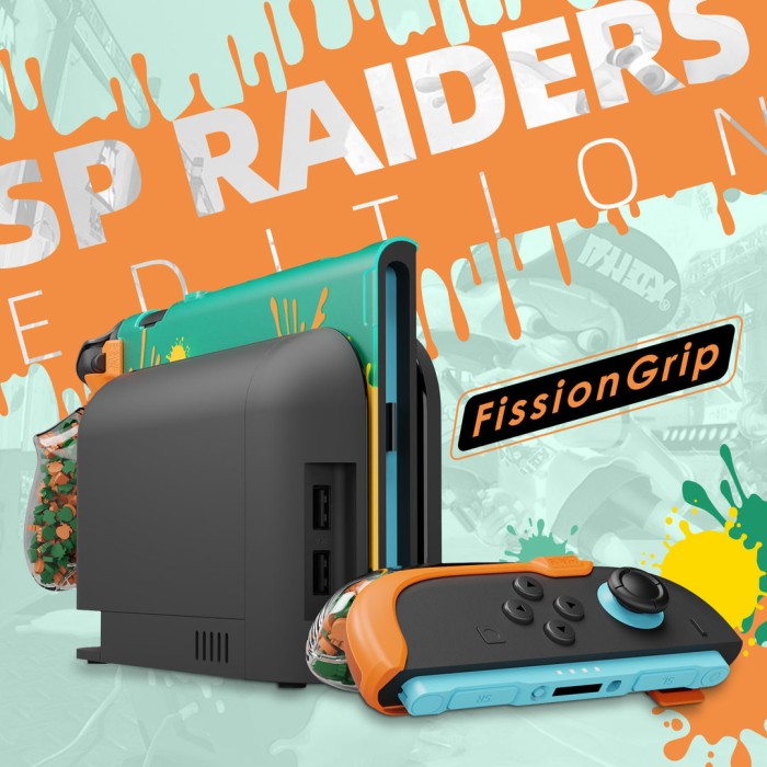 Аксесуари для консолей та ПК: Захисний чохол FissionGrip для Nintendo Switch 2 від Savage Raven by Skull & Co (Splatoon Raiders Limited Edition) від Skull & Co. у магазині GameBuy, номер фото: 2