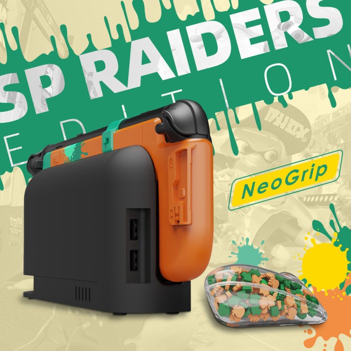 Аксесуари для консолей та ПК: Захисний чохол NeoGrip для Nintendo Switch 2 — Savage Raven by Skull & Co (Splatoon Raiders Limited Edition) від Skull & Co. у магазині GameBuy, номер фото: 4
