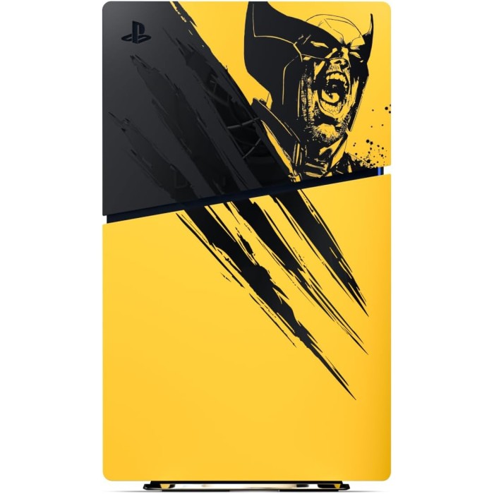 Аксесуари для консолей та ПК: Змінні панелі для корпусу PlayStation 5 Slim (Marvel’s Wolverine Battle Yellow Limited Edition) від Sony у магазині GameBuy, номер фото: 3