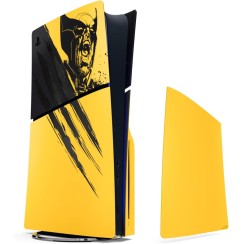 Змінні панелі для корпусу PlayStation 5 Slim (Marvel’s Wolverine Battle Yellow Limited Edition)