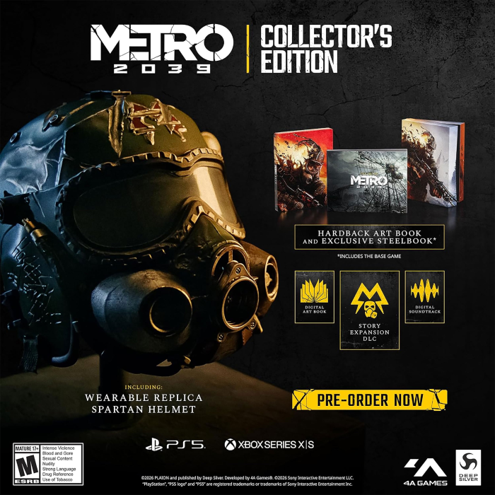 Ігри PlayStation 5: Metro 2039 — Collector's Edition від Deep Silver у магазині GameBuy