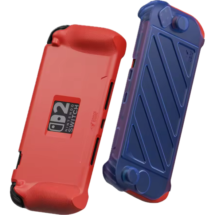 Аксесуари для консолей та ПК: Чохол StandGrip з кришкою HardShell для Nintendo Switch 2 - Savage Raven by Skull & Co  (Mario Blue Red) від Skull & Co. у магазині GameBuy