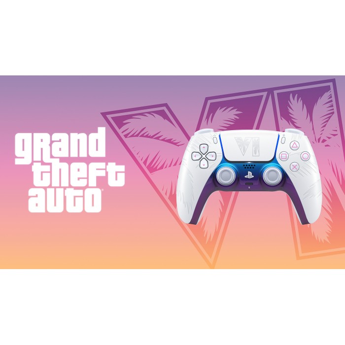 Аксесуари для консолей та ПК: Бездротовий геймпад Sony DualSense GTA VI White Limited Edition для PS5 від Sony у магазині GameBuy, номер фото: 1