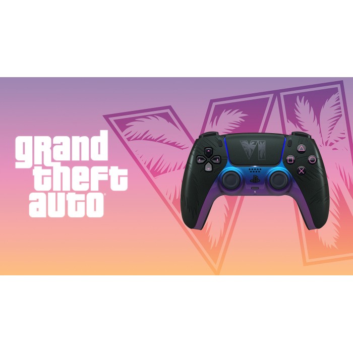 Аксесуари для консолей та ПК: Бездротовий геймпад Sony DualSense GTA VI Black Limited Edition для PS5 від Sony у магазині GameBuy, номер фото: 1