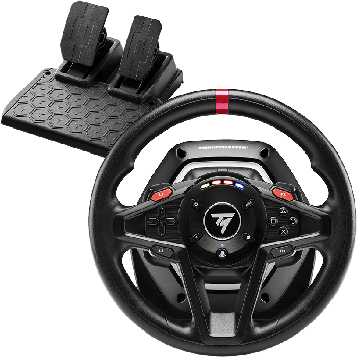 Аксессуары для консолей и ПК: Руль Thrustmaster T128-P для ПК/PS4/PS5 (чёрный) от Thrustmaster в магазине GameBuy