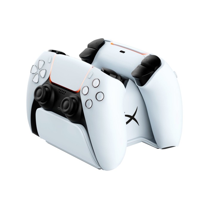 Аксессуары для консолей и ПК: Зарядная станция HyperX ChargePlay Duo (белая) для PS5 от HyperX в магазине GameBuy, номер фото: 1