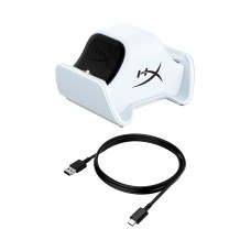 Зарядна станція HyperX ChargePlay Duo (біла) для PS5