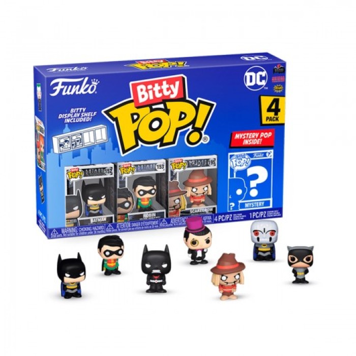 Funko Pop: Набор игровых фигурок Bitty Pop! серии DC (4 фигурки асорт.) от Funko в магазине GameBuy, номер фото: 1