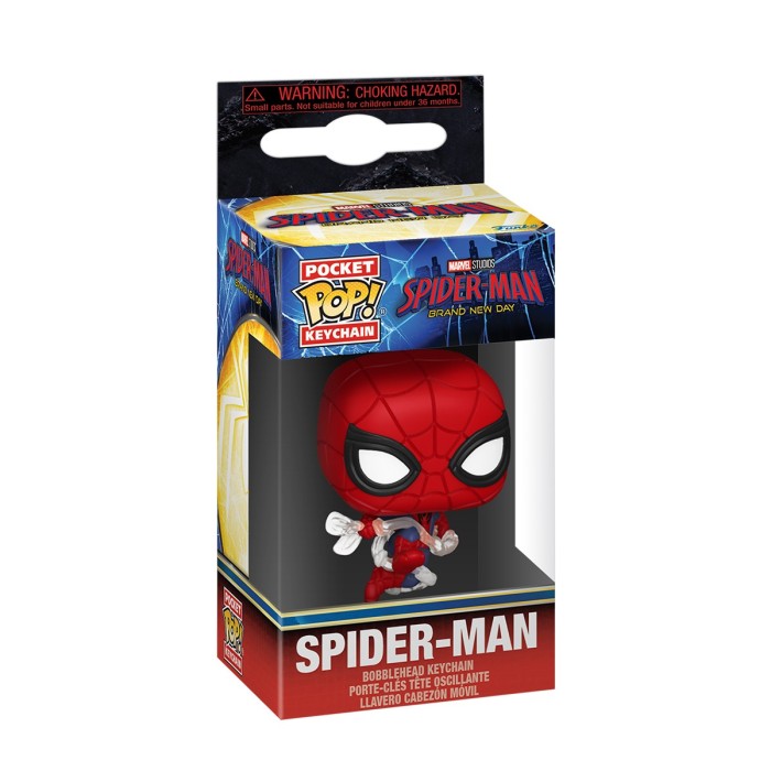 Funko Pop: Игровая фигурка-брелок Funko Pocket POP! серии Человек-паук: Новый день — Человек-паук от Funko в магазине GameBuy
