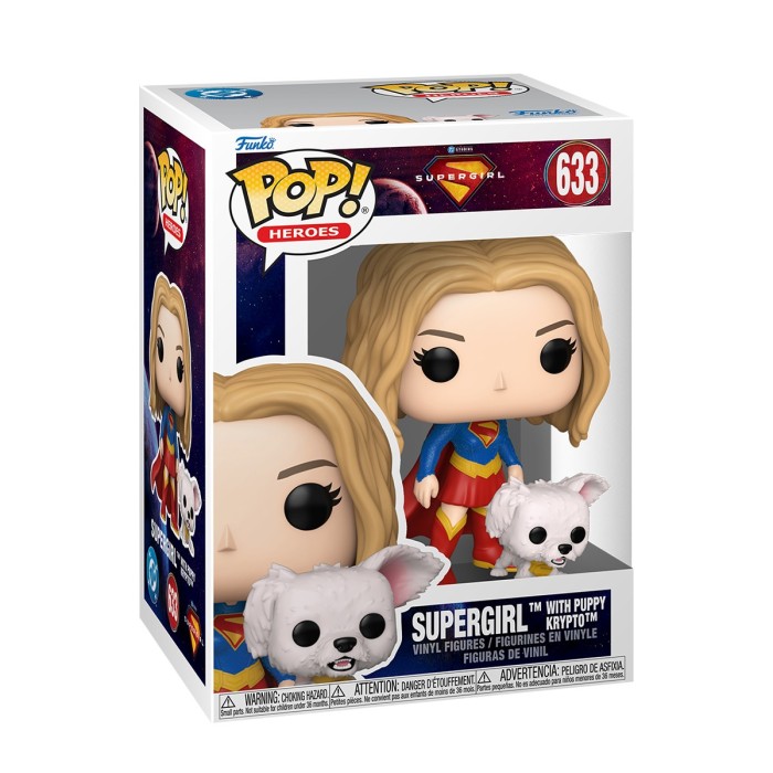 Funko Pop: Набор игровых фигурок Funko POP! серии DC — Супергерл и щенок Крипто от Funko в магазине GameBuy