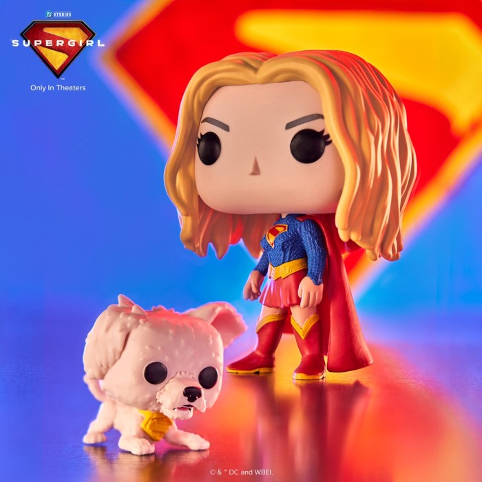 Funko Pop: Набор игровых фигурок Funko POP! серии DC — Супергерл и щенок Крипто от Funko в магазине GameBuy, номер фото: 2