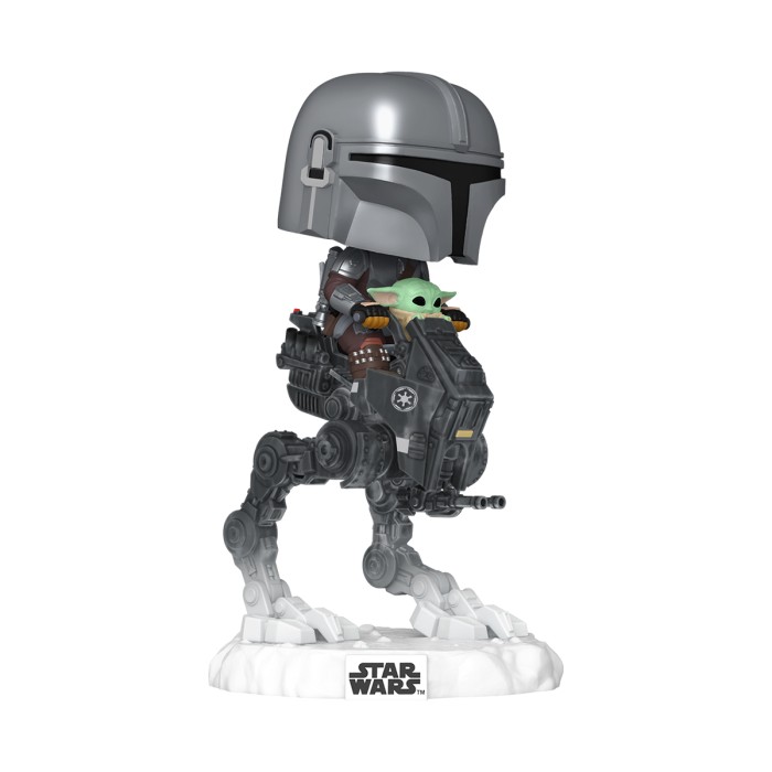 Funko Pop: Ігрова фігурка Funko POP! Rides — Мандалорець із Ґроґу на AT-RT № 837 від Funko у магазині GameBuy, номер фото: 1