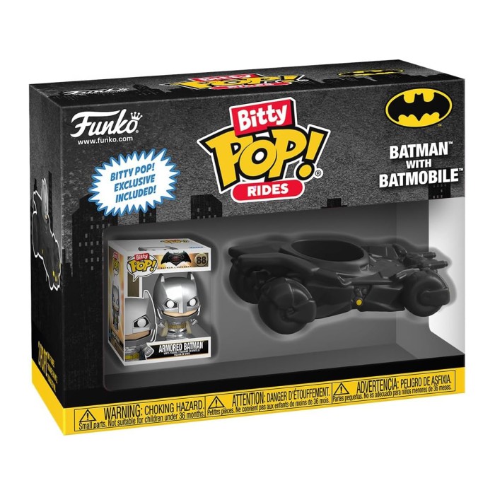 Funko Pop: Набор фигурок Bitty POP! Ride — Бэтмен и Бэтмобиль от Funko в магазине GameBuy