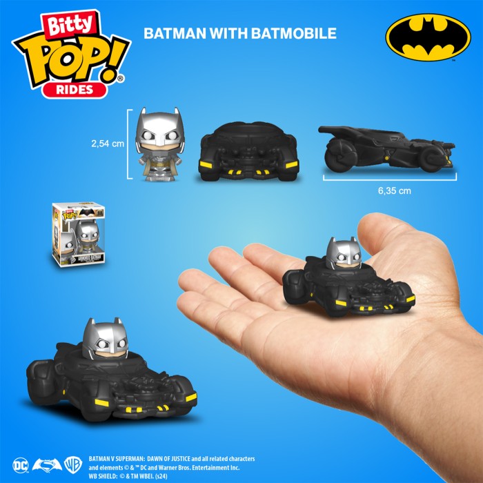 Funko Pop: Набор фигурок Bitty POP! Ride — Бэтмен и Бэтмобиль от Funko в магазине GameBuy, номер фото: 2