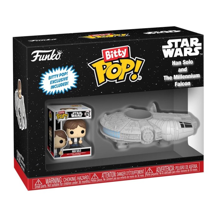 Funko Pop: Набір фігурок Bitty Pop! Ride - Хан Соло й Тисячолітній сокіл від Funko у магазині GameBuy