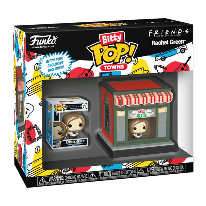 Funko Pop: Набір фігурок Bitty Pop! Town – Рейчел у кав’ярні Central Perk від Funko у магазині GameBuy