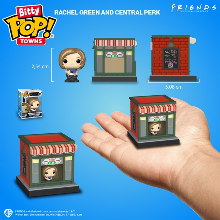 Funko Pop: Набір фігурок Bitty Pop! Town – Рейчел у кав’ярні Central Perk від Funko у магазині GameBuy, номер фото: 2
