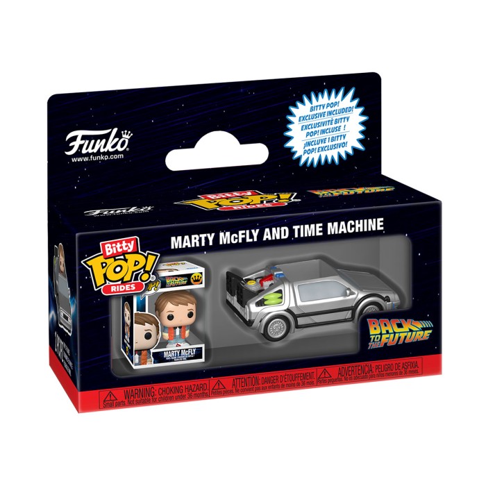 Funko Pop: Набір фігурок Bitty POP! Ride — Марті та машина часу від Funko у магазині GameBuy