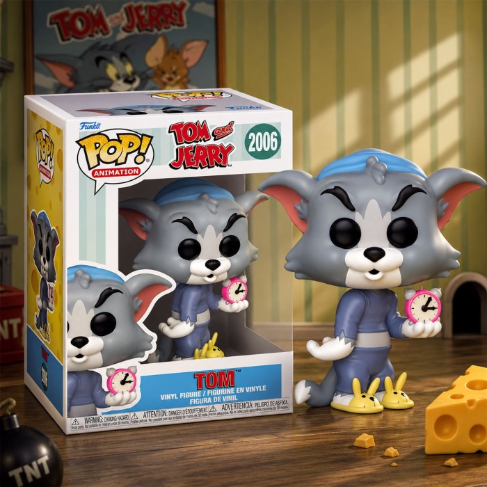 Funko Pop: Ігрова фігурка Funko POP! серії Том і Джеррі — Том із будильником від Funko у магазині GameBuy, номер фото: 2