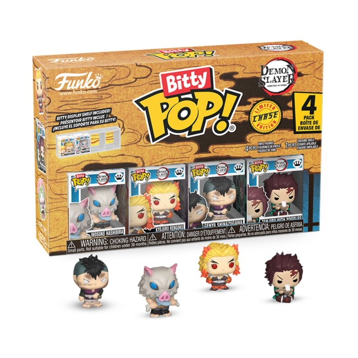 Funko Pop: Набор игровых фигурок Bitty POP! из серии «Убийца демонов» (4 фигурки в наборе) от Funko в магазине GameBuy, номер фото: 1