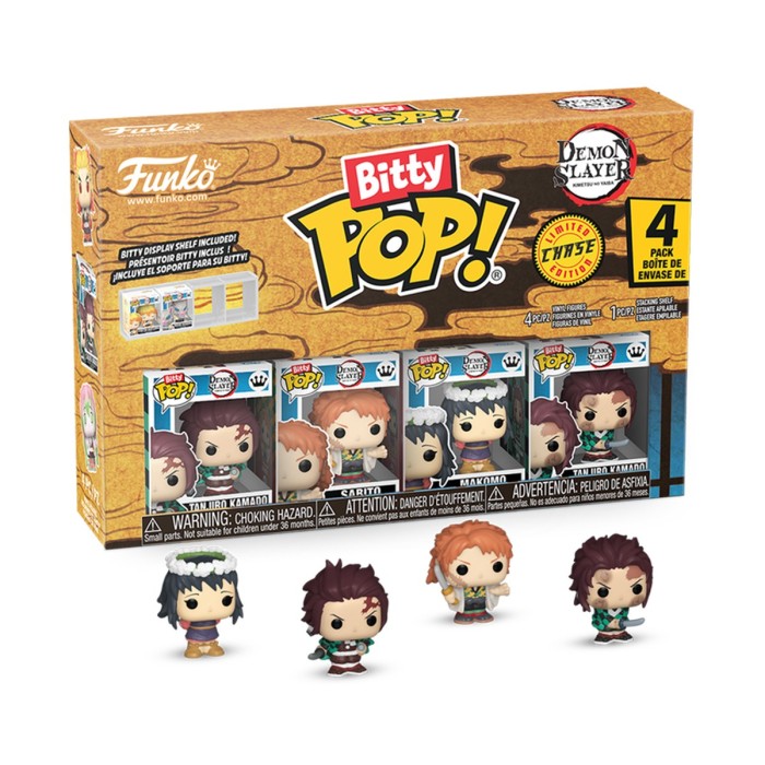 Funko Pop: Набор игровых фигурок Bitty POP! из серии «Убийца демонов» (4 фигурки в наборе) от Funko в магазине GameBuy, номер фото: 3