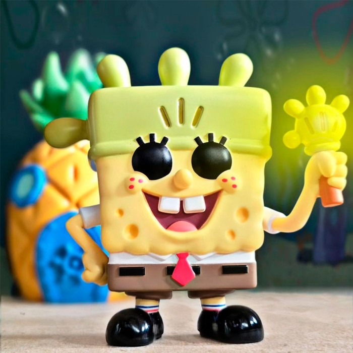 Funko Pop: Ігрова фігурка Funko POP! - Губка Боб із рукавичкою-ліхтариком від Funko у магазині GameBuy, номер фото: 1