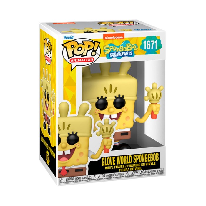 Funko Pop: Ігрова фігурка Funko POP! - Губка Боб із рукавичкою-ліхтариком від Funko у магазині GameBuy, номер фото: 2