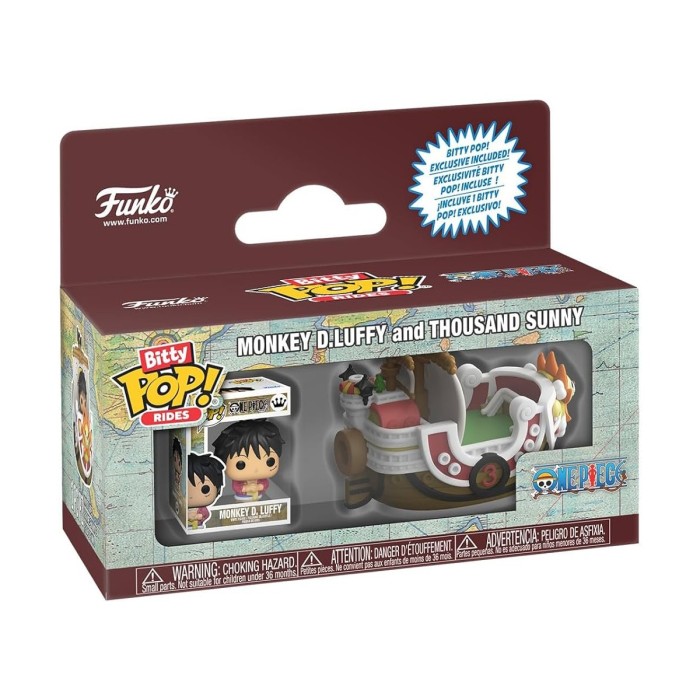 Funko Pop: Набір фігурок Bitty POP! Ride серії «Великий куш» — Саузенд Санні та Луффі від Funko у магазині GameBuy