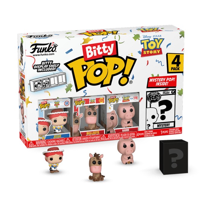 Funko Pop: Набір ігрових фігурок Bitty POP! серії Історія іграшок — Джессі (4 фігурки в ас.) від Funko у магазині GameBuy