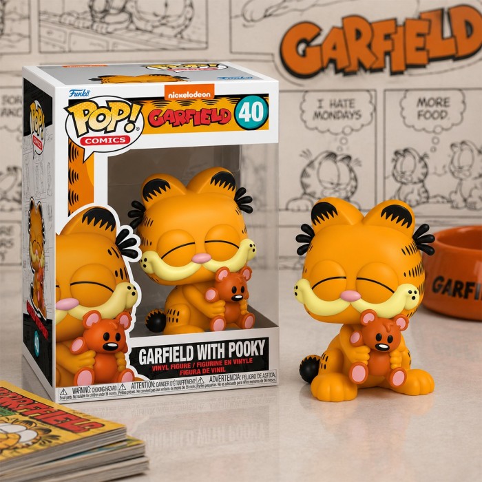 Funko Pop: Ігрова фігурка Funko POP! серії Гарфілд — Гарфілд із Пукі від Funko у магазині GameBuy, номер фото: 2