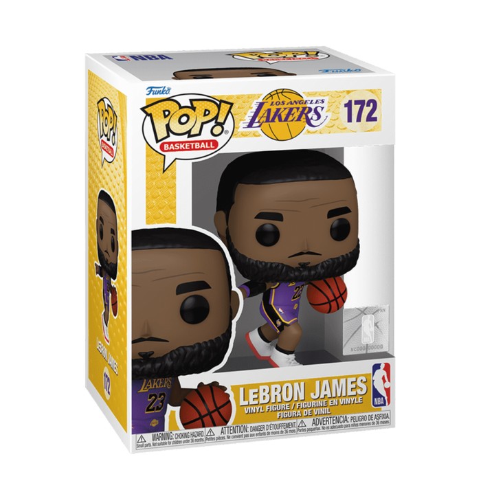 Funko Pop: Игровая фигурка Funko POP! из серии NBA: Los Angeles Lakers — Леброн Джеймс от Funko в магазине GameBuy