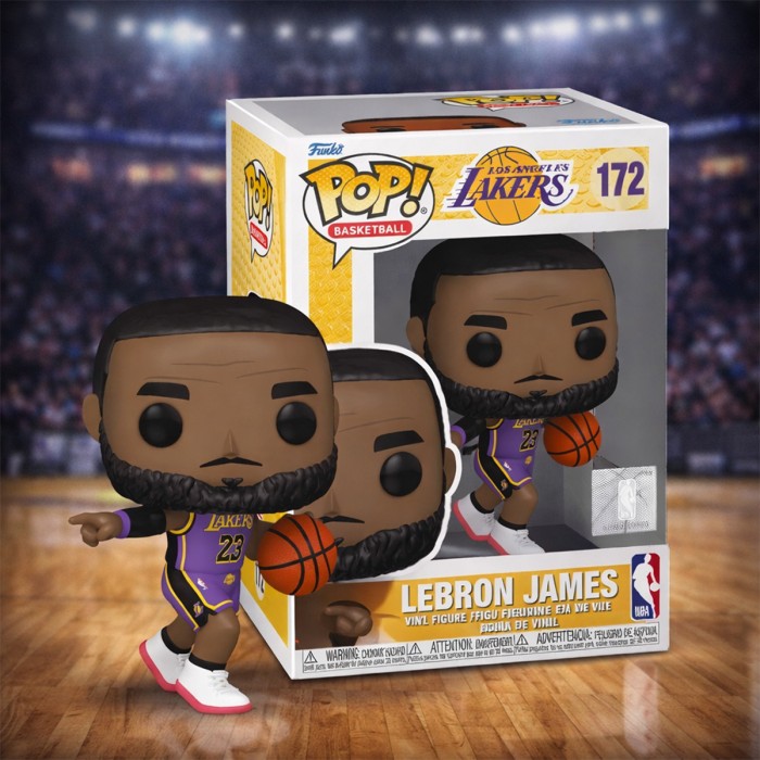 Funko Pop: Игровая фигурка Funko POP! из серии NBA: Los Angeles Lakers — Леброн Джеймс от Funko в магазине GameBuy, номер фото: 2