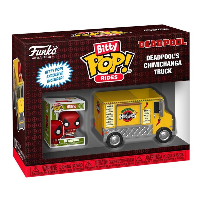 Funko Pop: Набір фігурок Bitty POP! Ride серії Marvel — Дедпул і вантажівка Чимічанги від Funko у магазині GameBuy