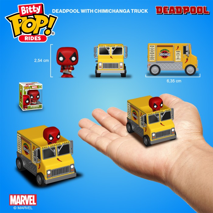 Funko Pop: Набір фігурок Bitty POP! Ride серії Marvel — Дедпул і вантажівка Чимічанги від Funko у магазині GameBuy, номер фото: 2