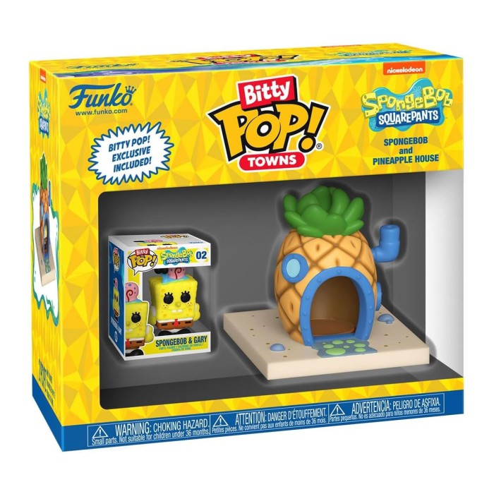 Funko Pop: Набір фігурок Bitty POP! Town — Губка Боб і його дім від Funko у магазині GameBuy