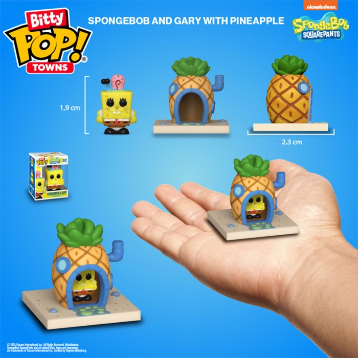 Funko Pop: Набір фігурок Bitty POP! Town — Губка Боб і його дім від Funko у магазині GameBuy, номер фото: 2