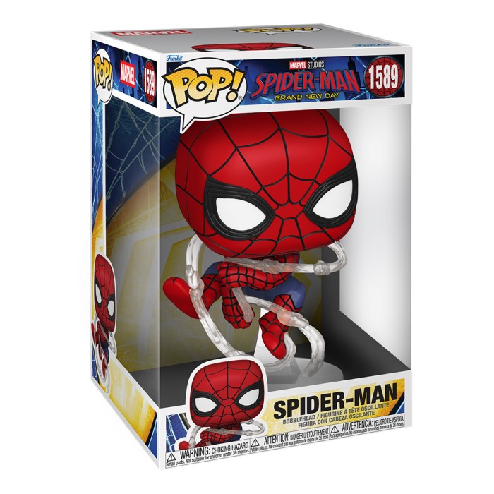 Funko Pop: Игровая фигурка Funko POP! серии Человек-паук: Совершенно новый день — Человек-паук (25 см) от Funko в магазине GameBuy