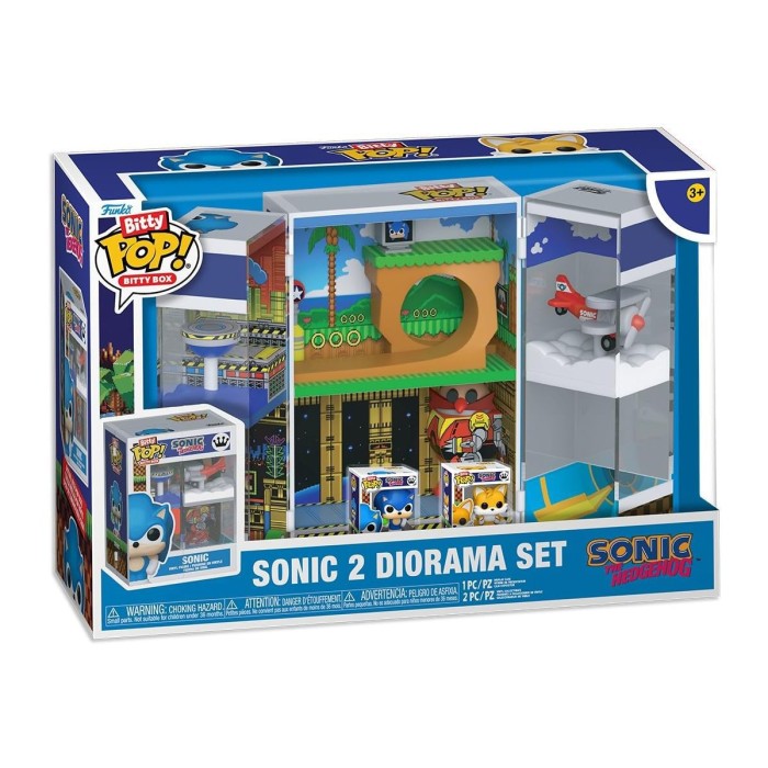Funko Pop: Игровой набор Funko Bitty POP! Sonic 2 — бокс-диорама, Соник и Тейлз от Funko в магазине GameBuy