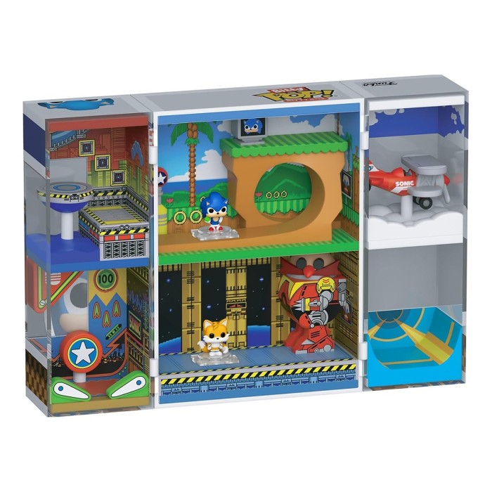 Funko Pop: Игровой набор Funko Bitty POP! Sonic 2 — бокс-диорама, Соник и Тейлз от Funko в магазине GameBuy, номер фото: 1